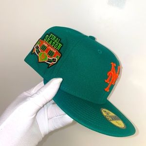 New Era New York Mets Interstate green brim fitted